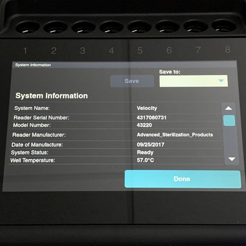 ASP STERRAD VELOCITY Reader REF 43220 For Advanced Sterilization System DOM-2017