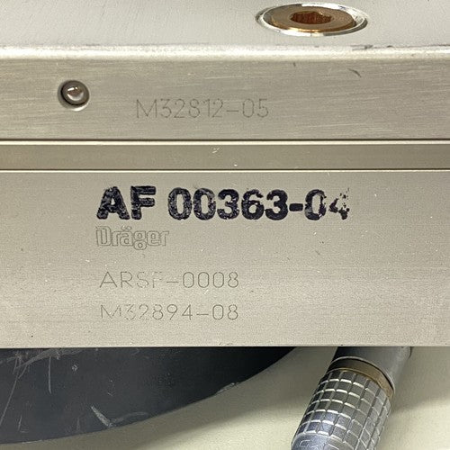 Drager REF AF 00363-04 Breathing System w/4115754-001 Ultrasonic Flow Sensor