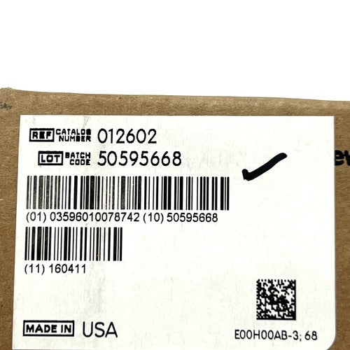 ACUFEX REF 012602 Double Lumen Cannula, Left Curved Up