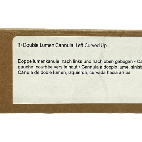 ACUFEX REF 012602 Double Lumen Cannula, Left Curved Up