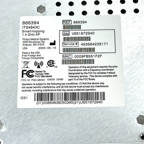 Philips REF 866394, Smart-Hopping 1.4 GHz AP, ITS4843C