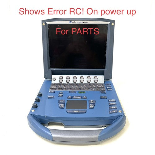 Sonosite Micromaxx REF P08840-03, Portable Ultrasound For Parts Only
