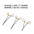 Aesculap/ Jarit/ V. Mueller BM015R /123-131/ CH2422 Needle Holder Instrument