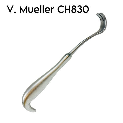 V.Mueller Ref CH830 Semb Lung Retractor, Overall Length 9-1/4”