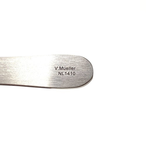 V Mueller REF NL1410, Adson Dressing Forceps, Serrated Tips, 12.1cm