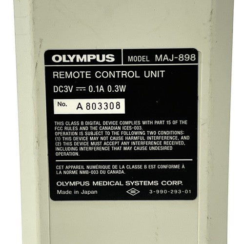 Olympus REF MAJ-898, Remote Control Unit