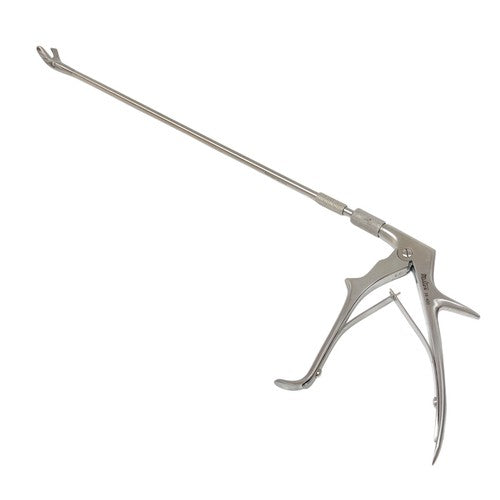 Integra Miltex 28-400 Pistol Grip Spring Handle W/ 28-414 Angled Biopsy Forceps
