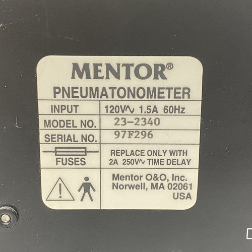 Mentor Model 30 Classic Pneumatonometer