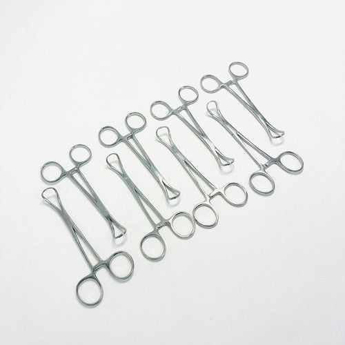 Surgical Backhaus Towel Forceps 5 1/4" Long Stainless Steel Lot of 8 Instrument