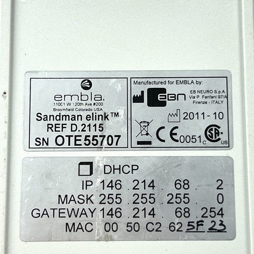 Embla REF D.2115 Sandman Elink Box