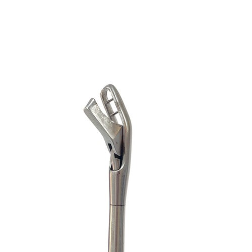 Integra Miltex 28-400 Pistol Grip Spring Handle W/ 28-414 Angled Biopsy Forceps