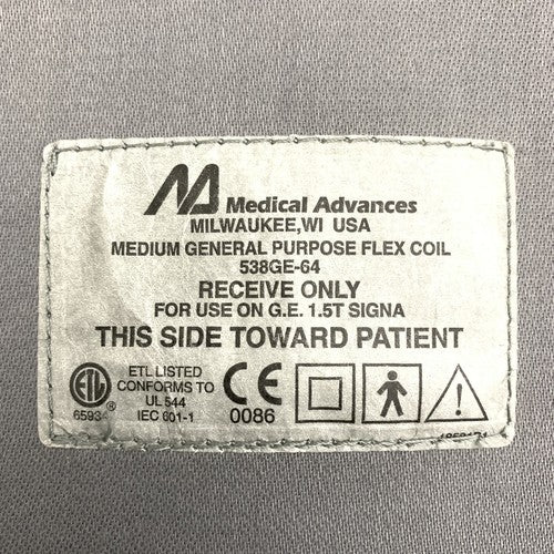 Medical Advances Medium General Purpose Flex Coil 538GE-64 For GE 1.5T SIGNA