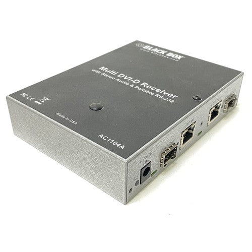 BLACK BOX CORP AC1104A Multi DVI-D Receiver with Stereo Audio & Pollable RS-232