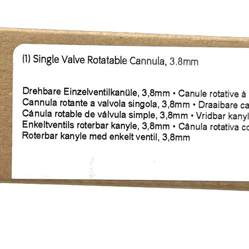 ACUFEX REF 72203536, Single Valve Rotatable Cannula, 3.8mm