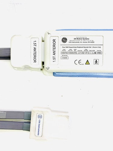 GE Flow 7000 Phased Array Peripheral Vascular Coil 1.5T MRI Anterior P/N-2192406