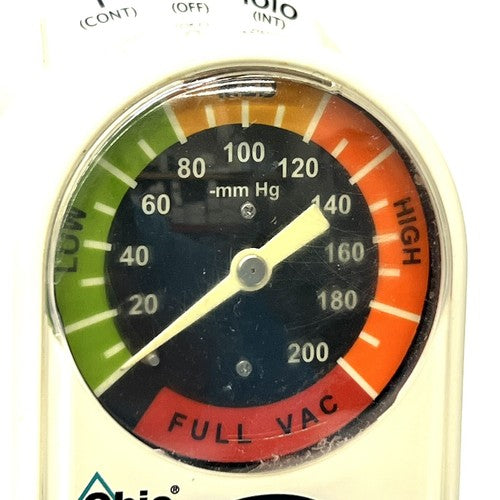 Ohio Medical Suction Regulator Unit Model 1251, 0-200mmHg