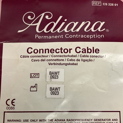 HOLOGIC Adiana REF CS 228 01 Permanent Contraception Connector Cable