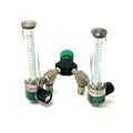 Key Instruments Dual O2 Flowmeter, Model O2, w/ Y Block Assembly