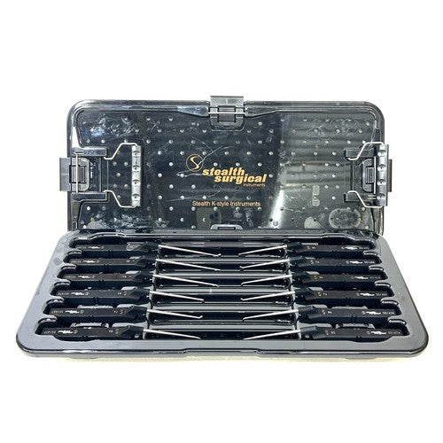 Stealth Surgical Instruments, K-Cervical Microdiscectomy Set Of 12 Curettes