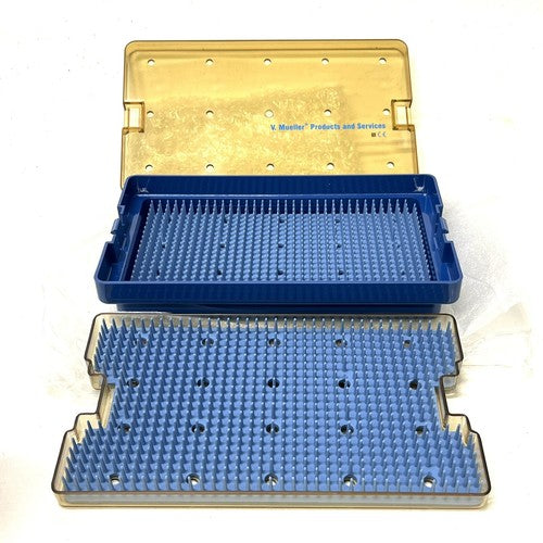 V. Mueller REF SU2990-060 Microsurgical Instrument Tray Base, Lid & Mat
