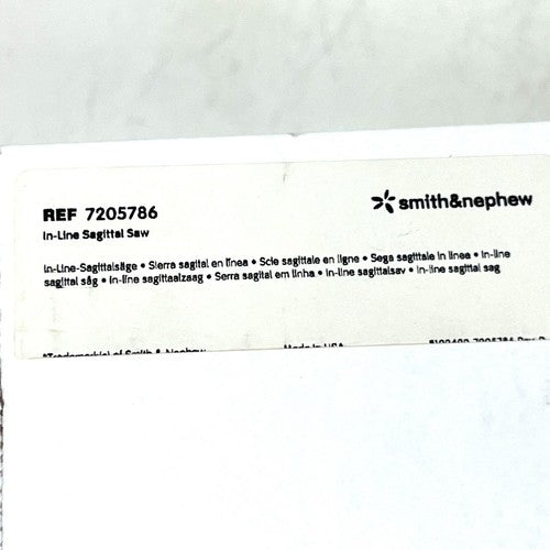 Smith & Nephew REF 7205786 In-Line Sagittal Saw