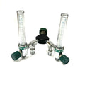Amvex Corporation Dual O2 Flowmeter, Model O2, w/ Y Block Assembly