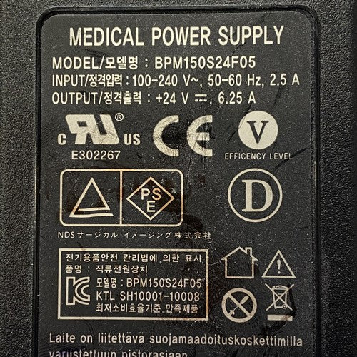 NDS P/N BPM150S24F05 24V 6.25A Power Supply, 6-Pin