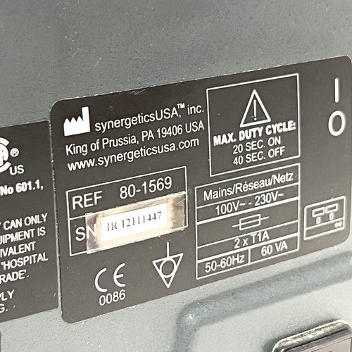 Synergetics Codman REF 80-1569 Malis Irrigation Module 1000