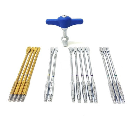 Medtronic 2900165 T Handle w/ 14 Implant Trial Distractor(See Description)