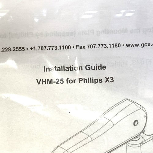 Philips GCX, REF PH-0062-53B, VHM-25 For Philips X3, Wall Mount