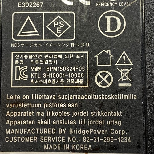 NDS P/N BPM150S24F05 24V 6.25A Power Supply, 6-Pin