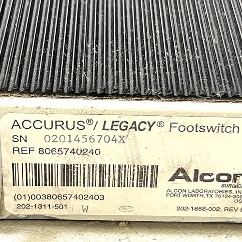 Alcon REF 8065740240, Accurus/Legacy Ophthalmology Footswitch