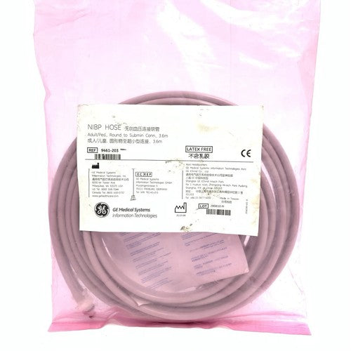GE NIBP Hose Adult/Pediatric 3.6m Ref 9461-203