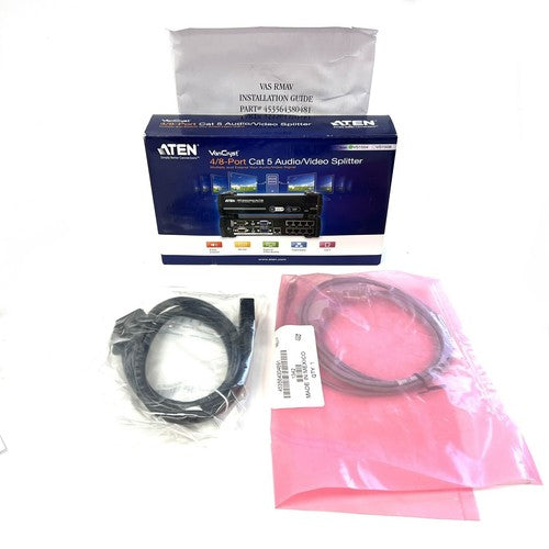 Philips Aten Model VS1504, Cat 5  Audio/Video Splitter, 1 to 4 VGA