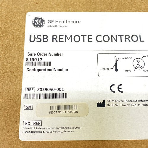 GE 2039040-001 USB Remote Control
