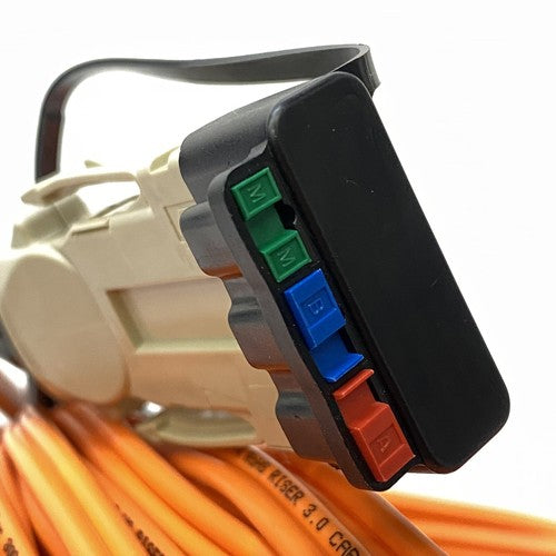 GE Healthcare REF 2003434-001 Fiber Optic Cable ST to FDDI Duplex 75 ft