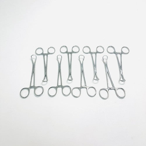 Surgical Backhaus Towel Forceps 5 1/4" Long Stainless Steel Lot of 8 Instrument