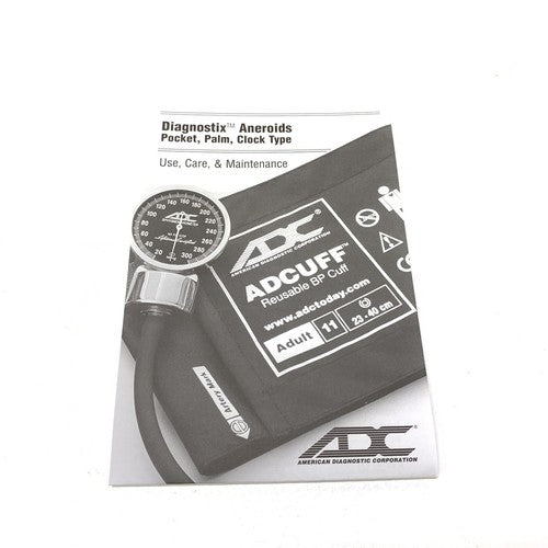 ADC Diagnostix 700-12XBK Aneroid Sphygmomanometer w/ Large Cuff and Carry Case