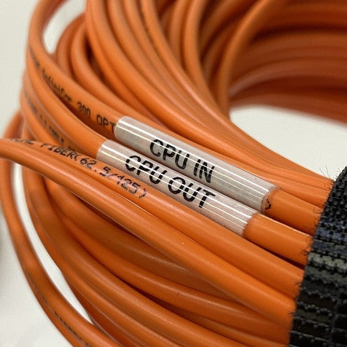 GE Healthcare REF 2003434-001 Fiber Optic Cable ST to FDDI Duplex 75 ft