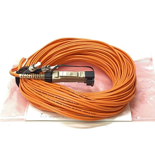 GE Healthcare REF 2003434-001 Fiber Optic Cable ST to FDDI Duplex 75 ft