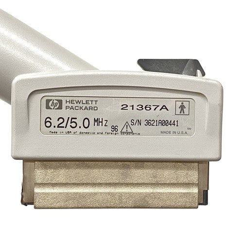 HP 21367A 6.2/5.0 MHz Tee Ultrasound Probe w/ Case