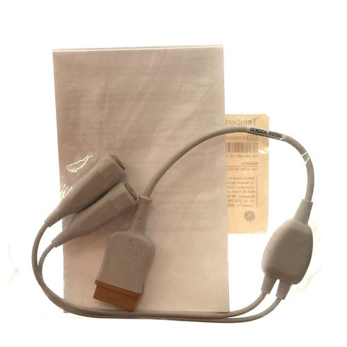 GE REF 2016998-001 Dual Temperature Cable 400/700 Series Probe 50cm