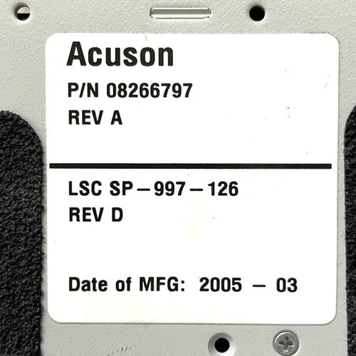 Acuson P/N 08266797 Twin Pedal Footswitch