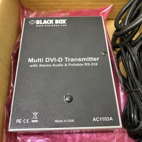 Blackbox AC1103A Multi DVI-D Transmitter with Stereo Audio with power supply