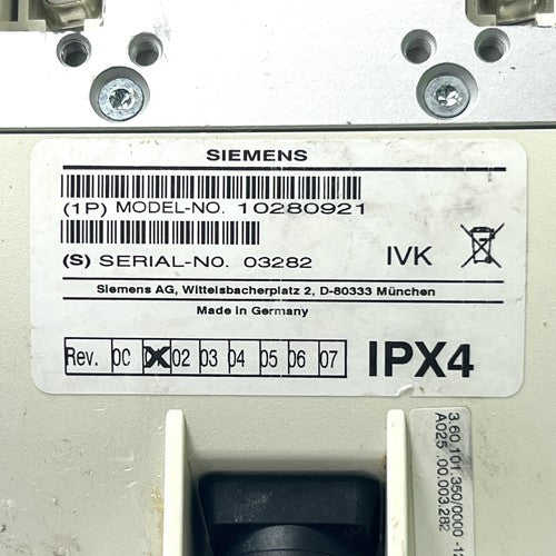 Siemens Artis Model 10280921, REV 2 Stand Control Module w/ 9 Option
