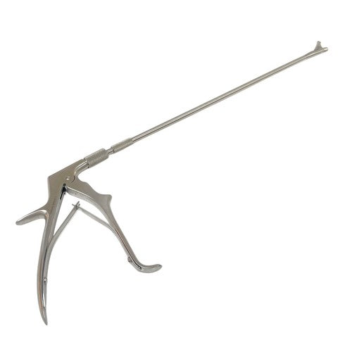 Integra Miltex 28-400 Pistol Grip Spring Handle W/ 28-414 Angled Biopsy Forceps