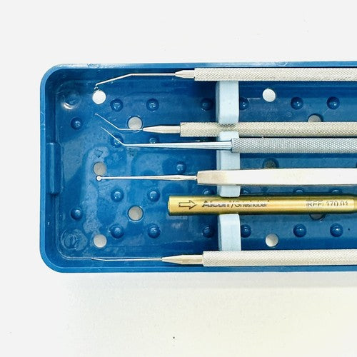 Alcon 170.01 Grieshaber Irrigation HandPiece W/ Surgical Instruments As Is