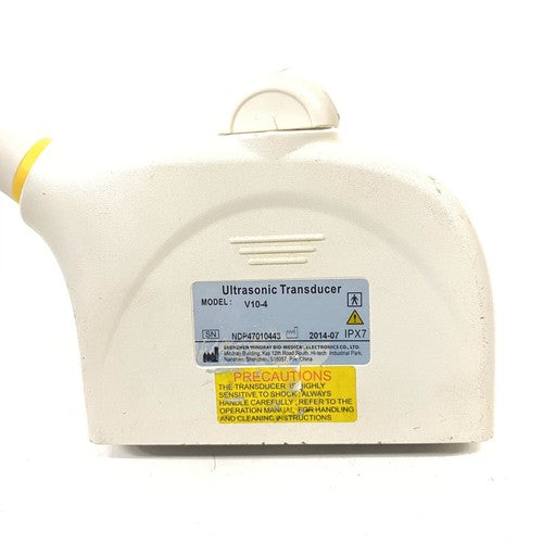 MindRay V10-4 Ultrasound Transducer Probe Mfd 2014-07