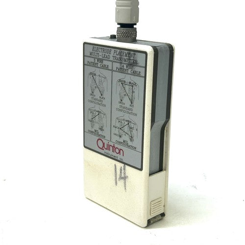 Quinton Q-Tel Digital Transmitter DT4000 w/ 3 Lead ECG Cable