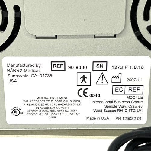 Barrx 90-9000 HALO 90 Radiofrequency Ablation System w/ Footswitch & RF Cable
